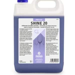 SHINE 20 - Abrillantador lavavajillas automático.