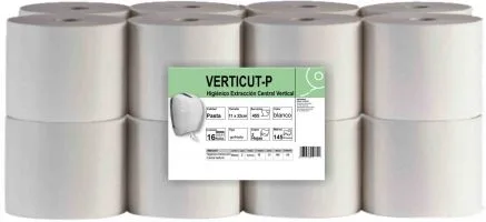 Pack de bobinas de papel higiénico industrial Verticut F