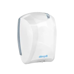 Dispensador de pared Verticut para papel hoja a hoja, blanco