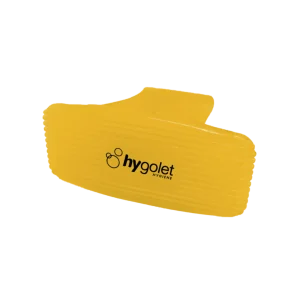 Clip ambientador naranja Hygolet Toilet Clip Plus, aroma mango, para el borde del inodoro